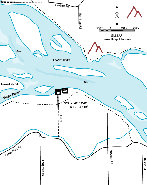 Map of Fraser - Gill Bar