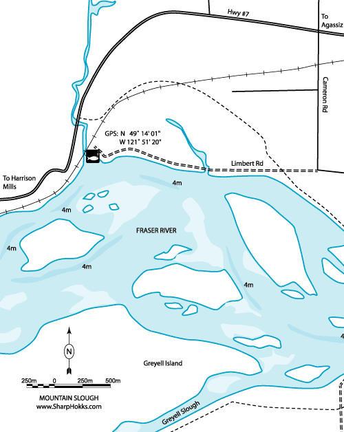 Map of Fraser - Mountain Slough