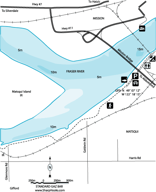 Map of Fraser - Standard Gaz Bar