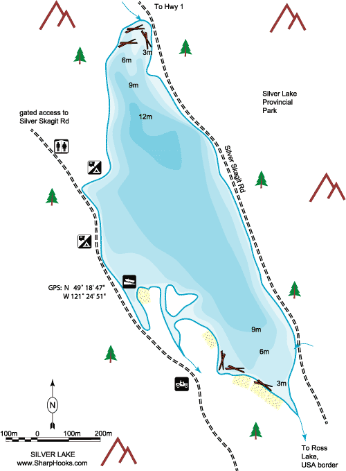 Map of Silver Lake