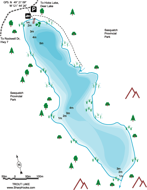 Map of Trout Lake