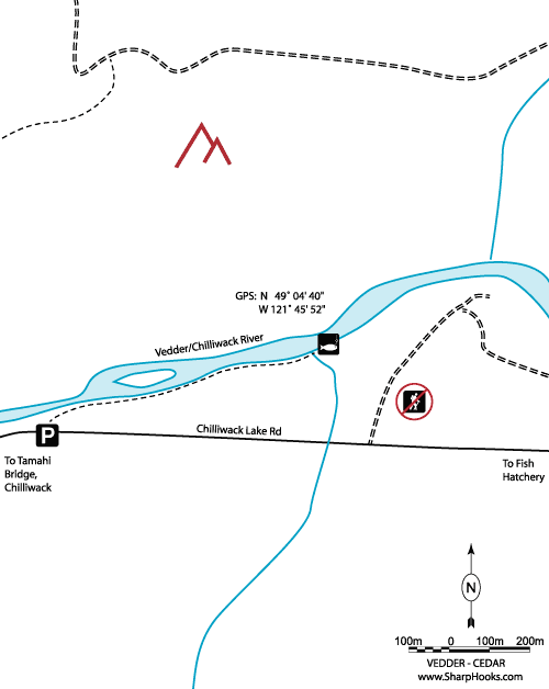 Map of Vedder - Cedar