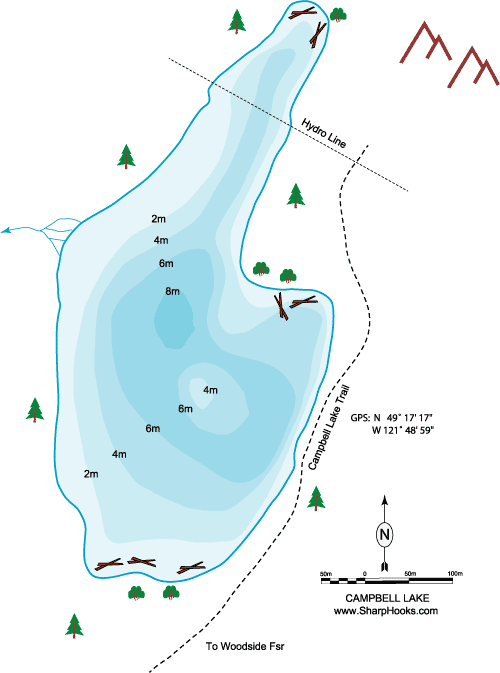 Map of Campbell Lake