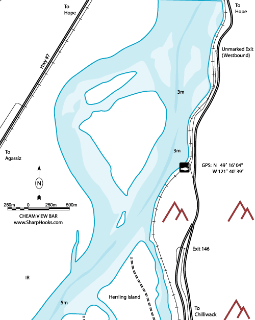 Map of Fraser - Cheam View Bar