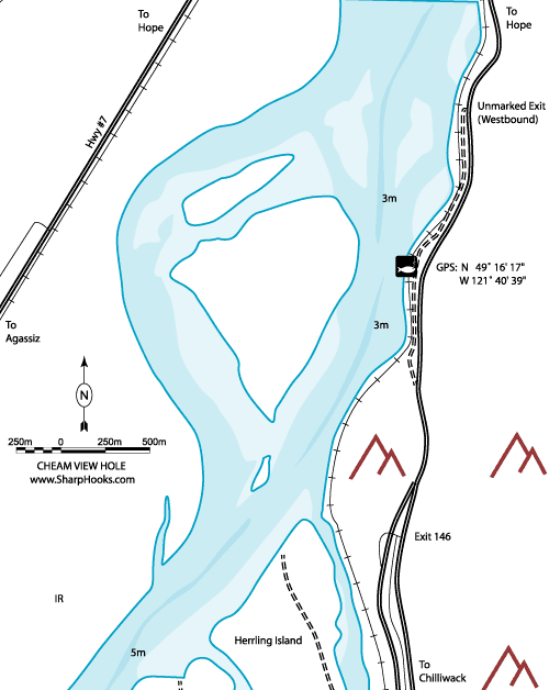 Map of Fraser - Cheam View Hole