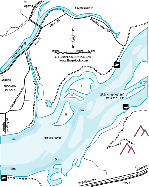 Map of Fraser - Chilliwack Mountain Bar