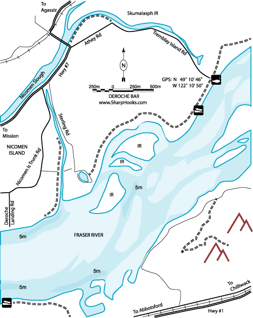 Map of Fraser - Deroche Bar