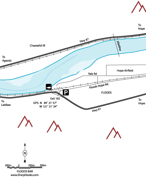 Map of Fraser - Floods Bar