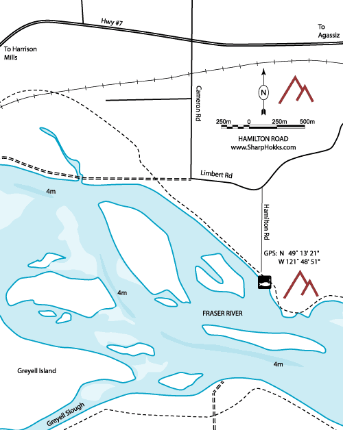 Map of Fraser - Hamilton Road