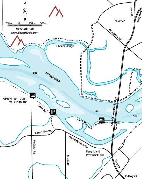 Map of Fraser - McGrath Bar