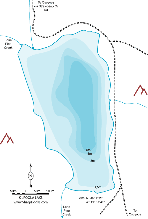 Map of Kilpoola Lake