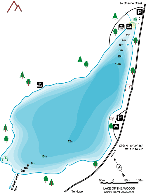 Map of Lake Of The Woods