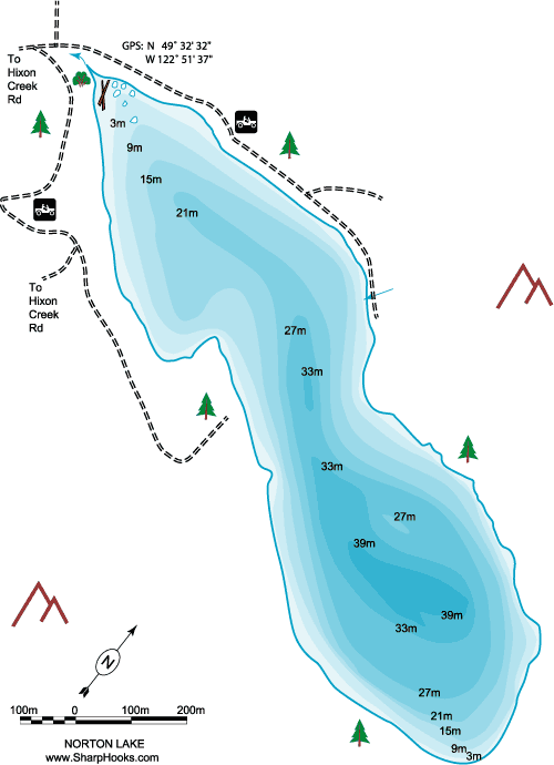 Map of Norton Lake