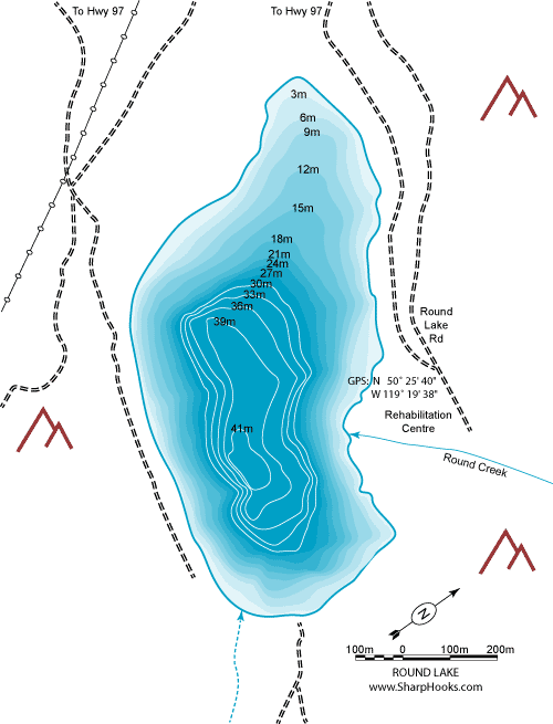 Map of Round Lake (Vernon)