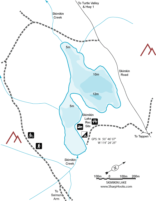 Map of Skimikin Lake