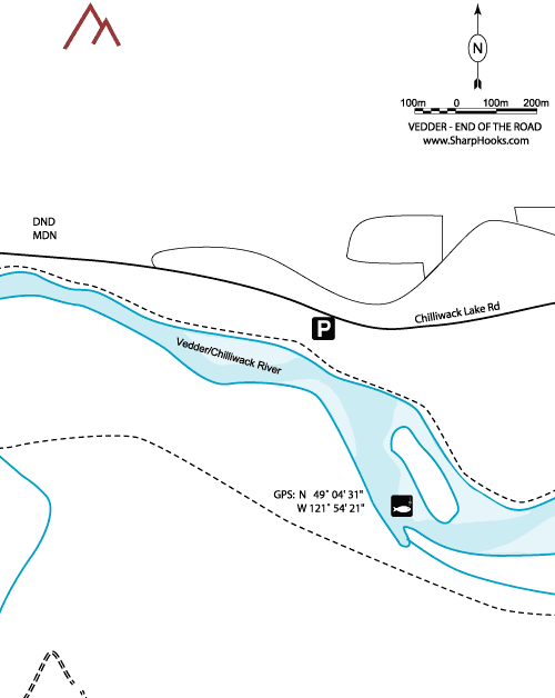 Map of Vedder - End of the Road