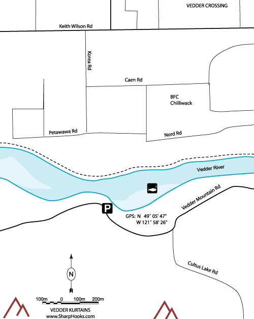 Map of Vedder - Kurtains