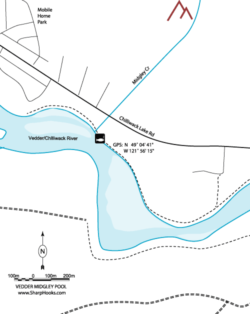 Map of Vedder - Midgley Pool