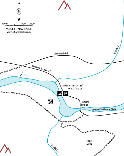 Map of Vedder - Tamahi Pool