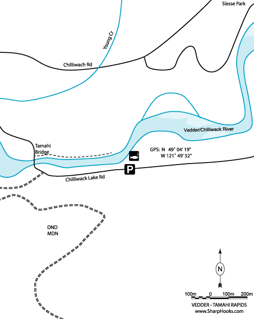 Map of Vedder - Tamahi Rapids
