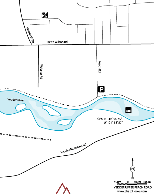 Map of Vedder - Upper Peach Pool