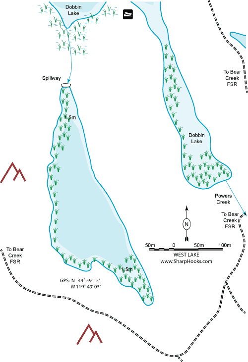 Map of West Lake